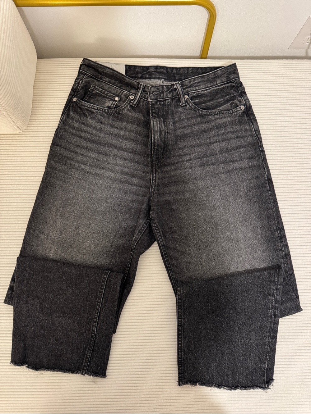 H&M wide leg denim